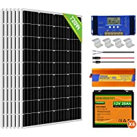 ECO-WORTHY 720 W (6 piezas 120 W) Panel solar mono Kit completo para barco de RV fuera de la red con controlador de…